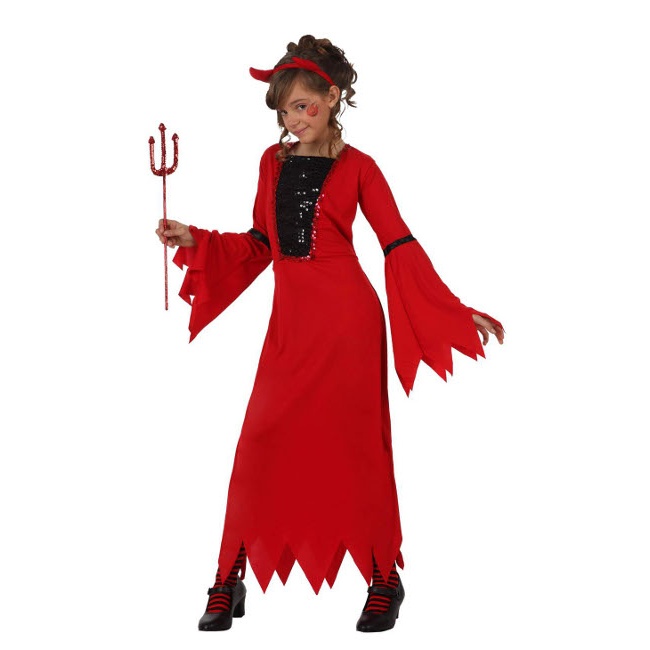 Disfraz de demonia infantil