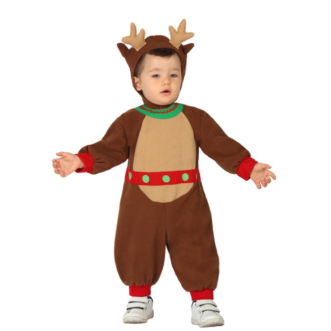 Disfraz de reno navideño para bebé