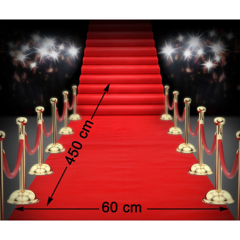 Alfombra roja de estrella de Hollywood