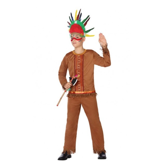 Disfraz de indio apache para niño