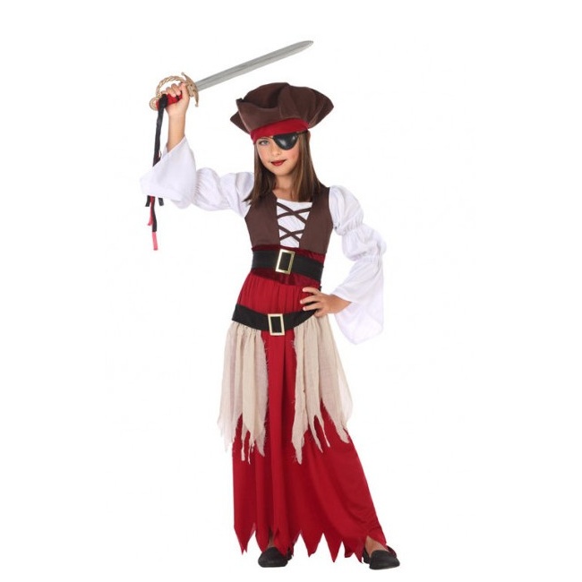 Disfraz de pirata marino para niña