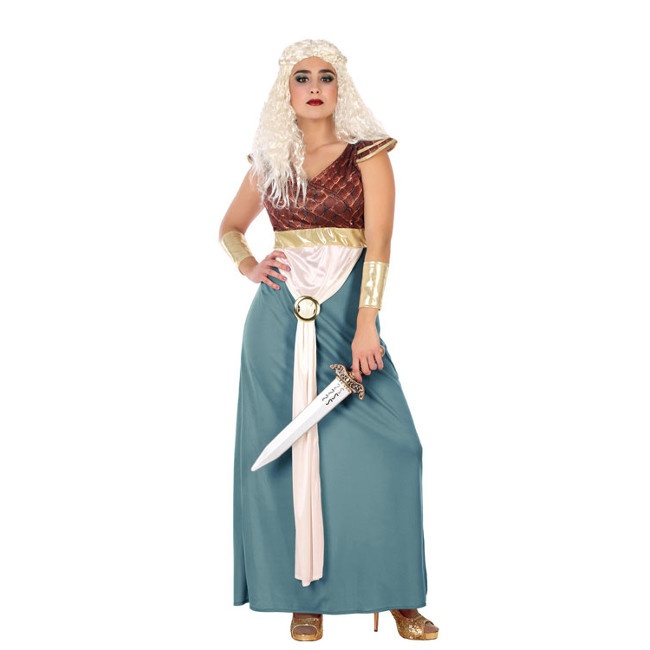 Disfraz de reina medieval Daenerys para mujer