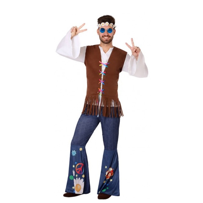 Disfraz de hippie para hombre