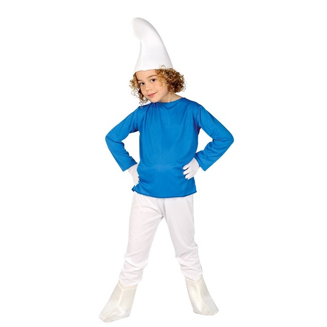 Disfraz de enanito azul para niño