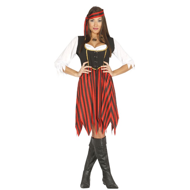 Disfraz de piratesa corsaria para mujer