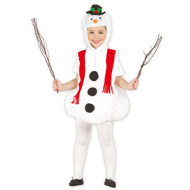 Disfraz de muñeco de nieve infantil