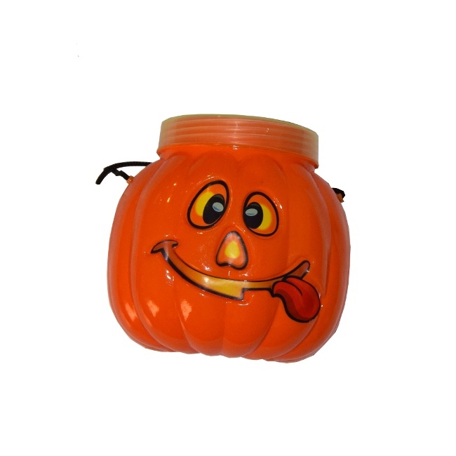 Cubo de calabaza con tapa - 14 cm