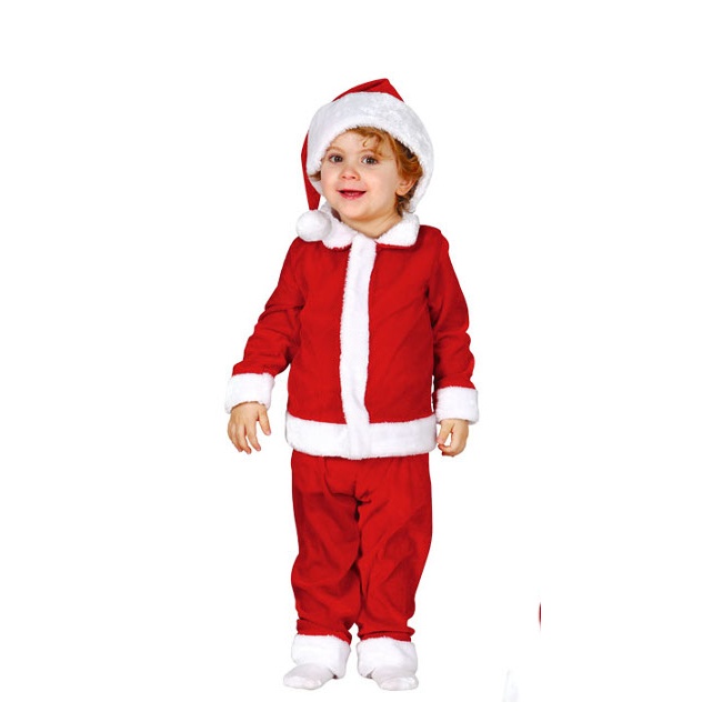Disfraz de Papá Noel navideño para bebé