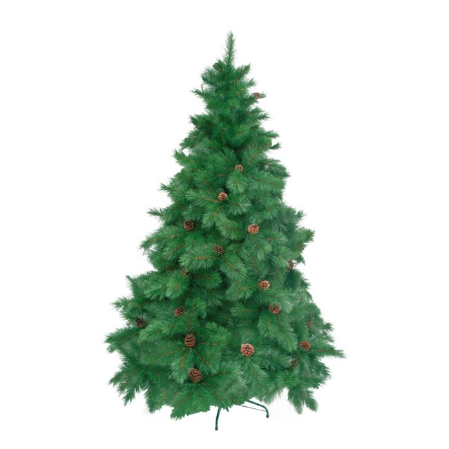 Árbol de Navidad Alpino con piñas de 1,50 m