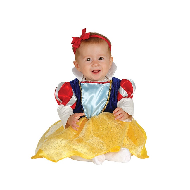 Disfraz de princesa del bosque con vestido para bebé