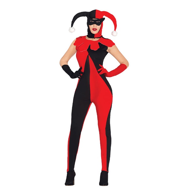 Disfraz de bufón Halloween para mujer