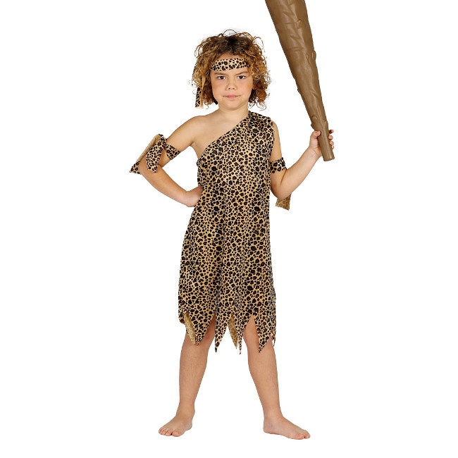 Disfraz de troglodita prehistórico para niño