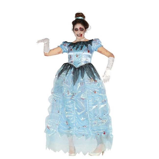 Disfraz de princesa zombie para mujer