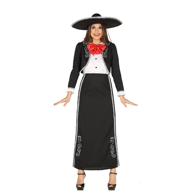 Disfraz de mariachi clásico para mujer
