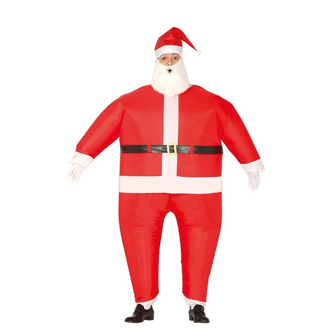 Disfraz de Papá noel hinchable