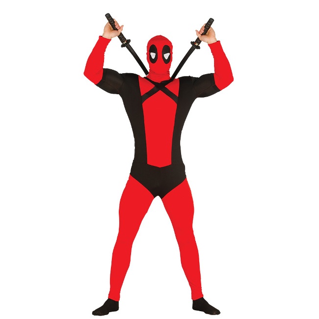 Disfraz de Antihéroe rojo para hombre