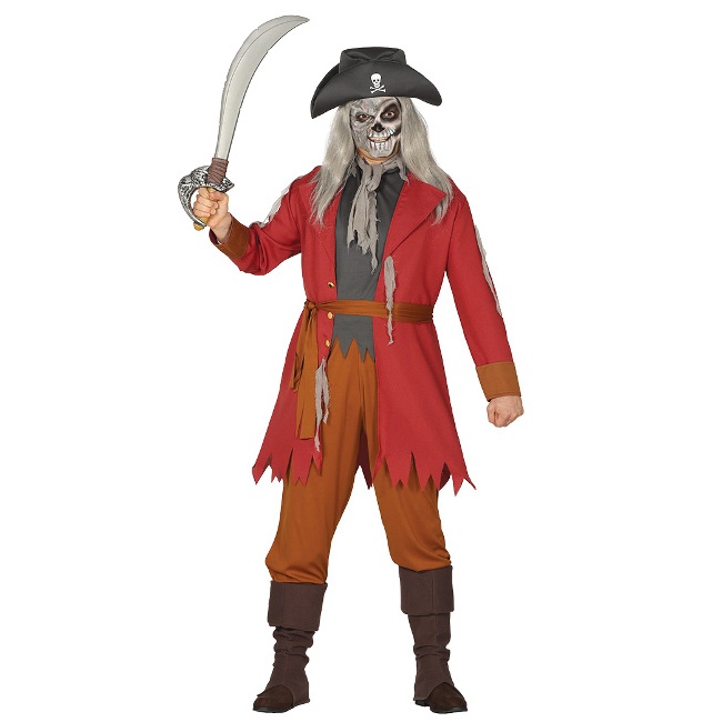 Disfraz de pirata fantasma para adulto
