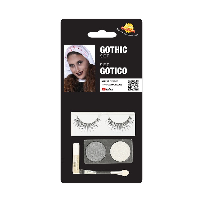 Set de maquillaje de gótico