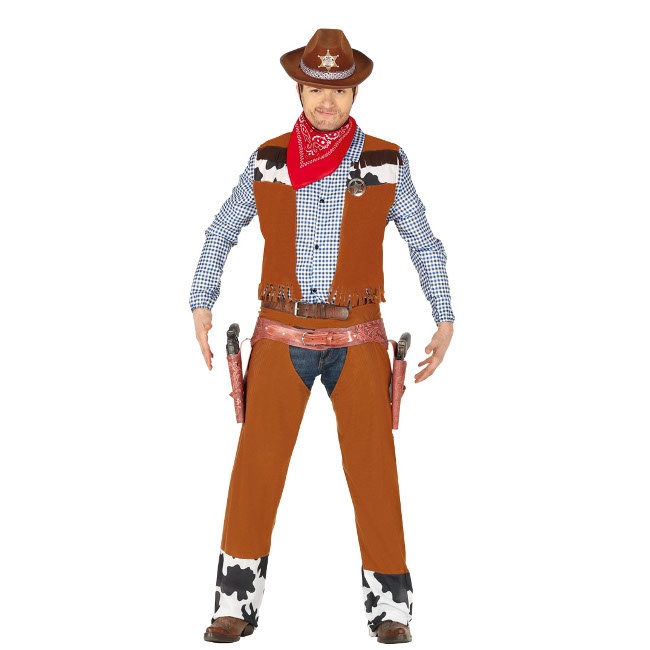 Disfraz de vaquero cowboy del oeste para hombre
