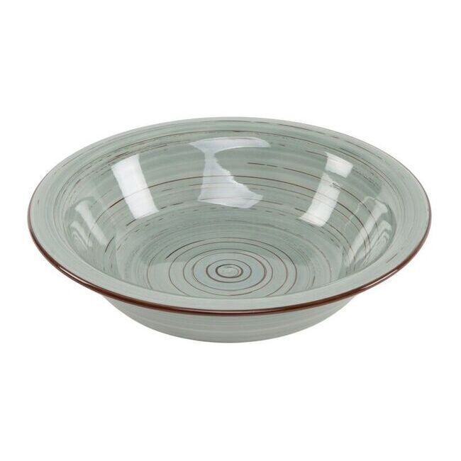 Plato de 21 cm azul vintage hondo