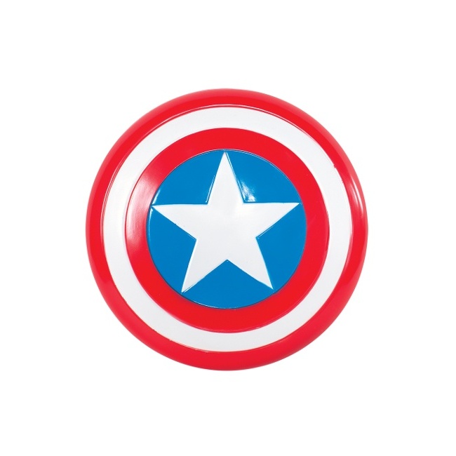 Escudo de Capitán América infantil - 30 cm