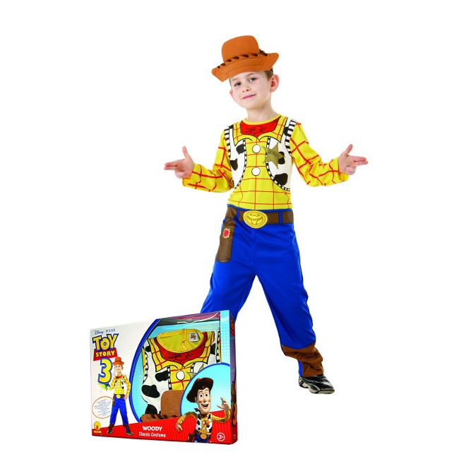 Disfraz de Woody en caja para niño