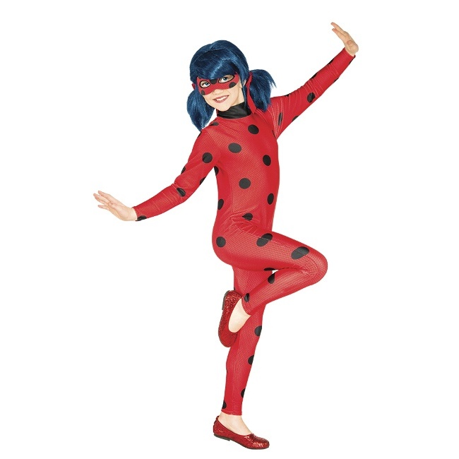 Disfraz de Ladybug infantil con peluca en caja