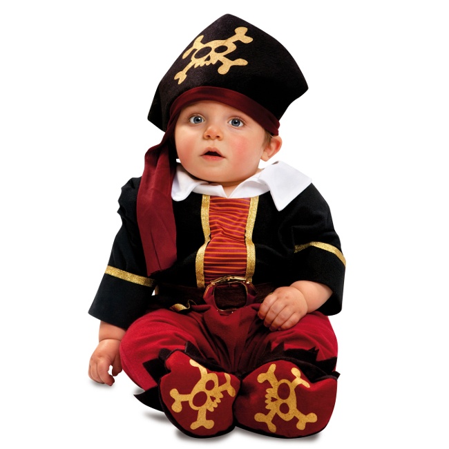 Disfraz de pirata bucanero para bebé