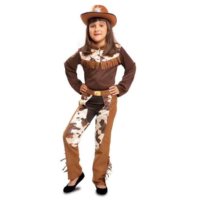 Disfraz de cowboy para niña