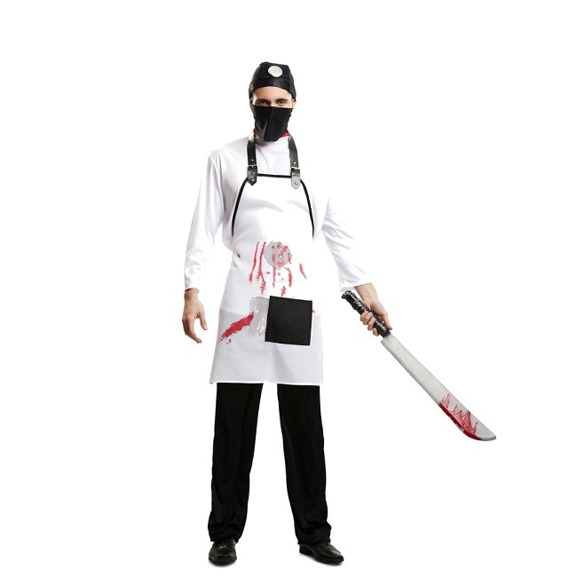 Disfraz de doctor sangriento para hombre