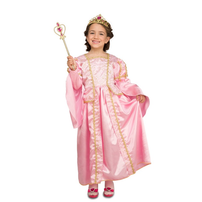 Disfraz de princesa infantil con accesorios