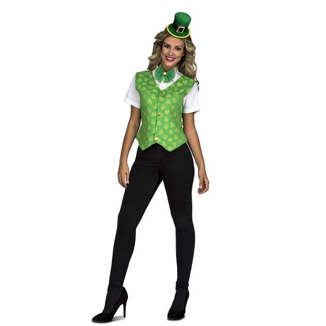 Disfraz de San Patricio irlandés para mujer