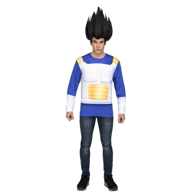 Camiseta disfraz de Vegeta para hombre