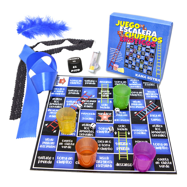 Juego de mesa La escalera de los chupitos eróticos