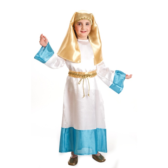 Disfraz de Virgen María infantil