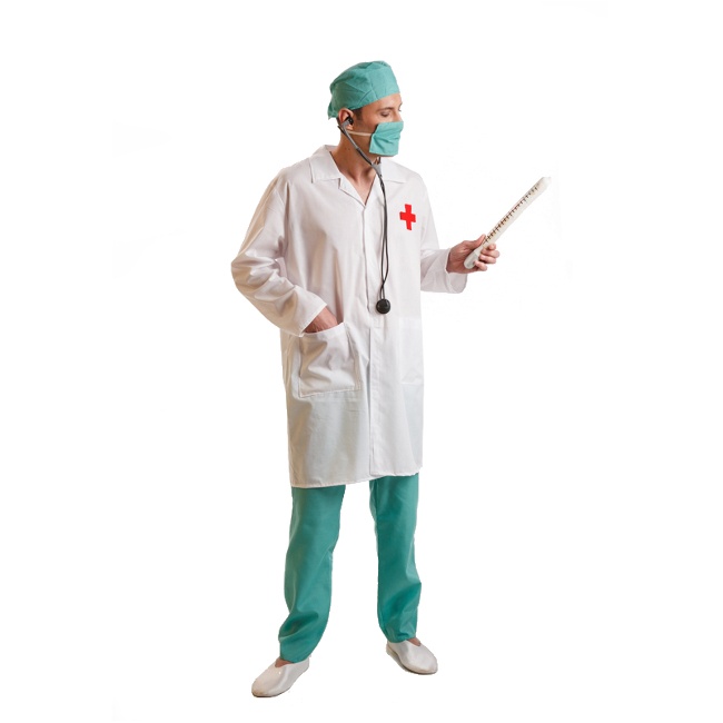 Disfraz de médico cirujano para adulto