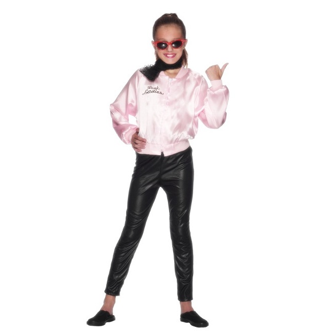 Disfraz de pink lady para niña