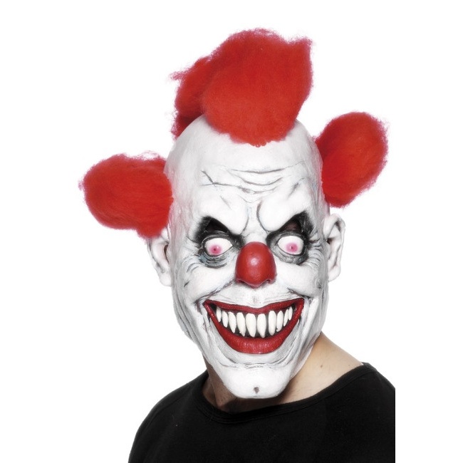 Máscara de payaso con pelo