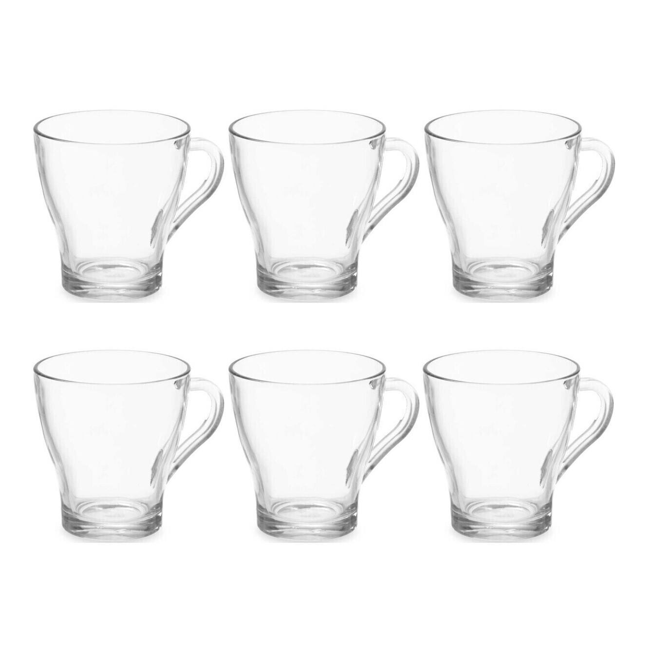 Taza de café de 280 ml con asa - 6 unidades