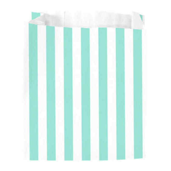 Bolsas de papel blanca y azul de 12 x 18 x 3,5 cm - Hilarious - 20 unidades
