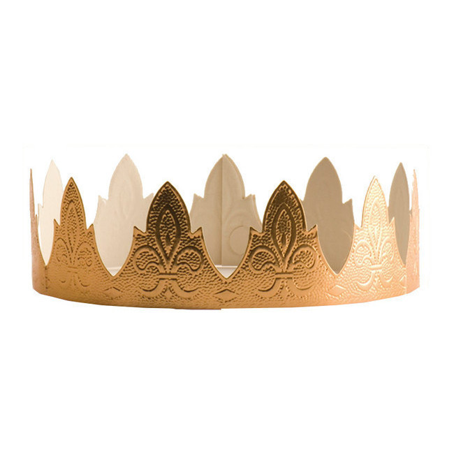 Coronas de roscón de reyes - Dekora - 100 unidades