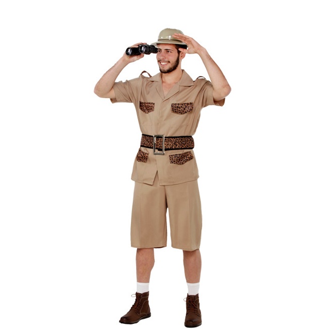 Disfraz de explorador de safari para hombre