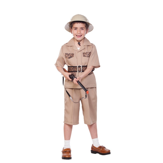 Disfraz de explorador de safari para niño