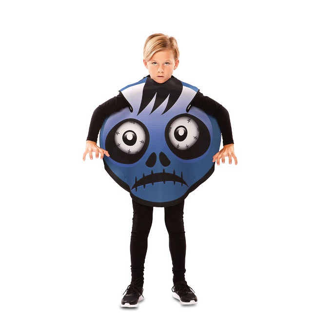 Disfraz de emoticono zombie infantil