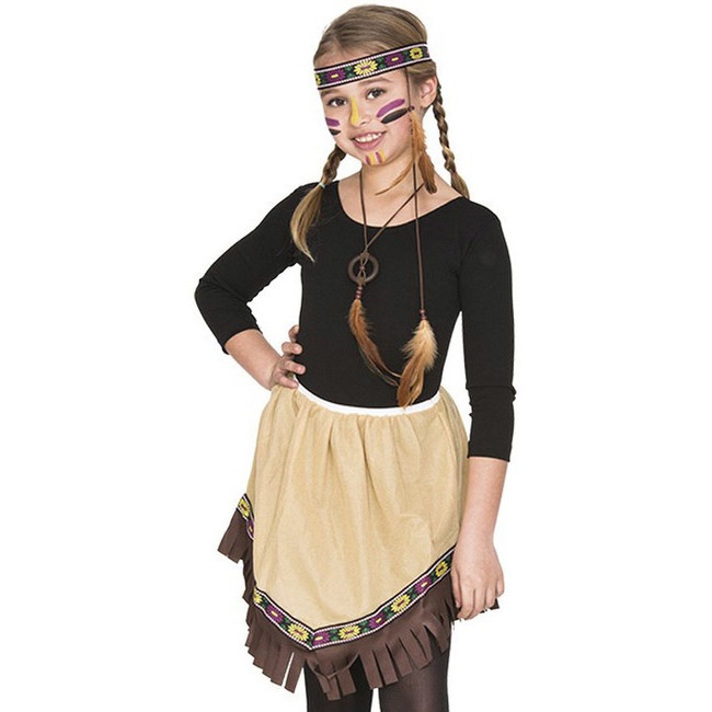 Conjunto de india infantil