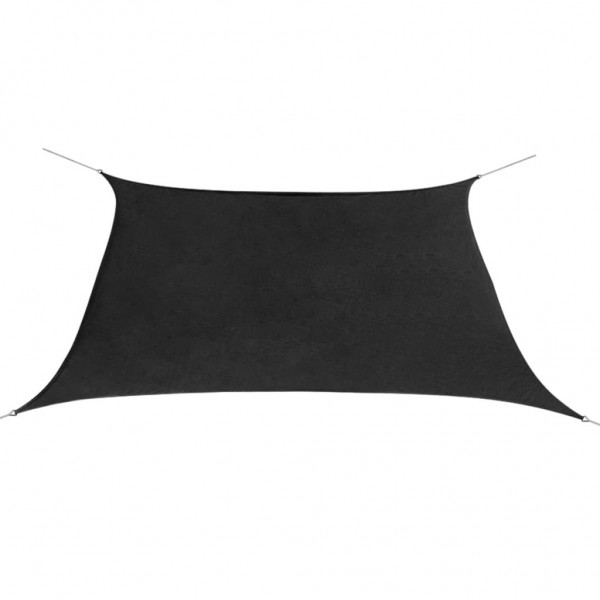 42302  Sunshade Sail Oxford Fabric Square 3.6x3.6 m Anthracite