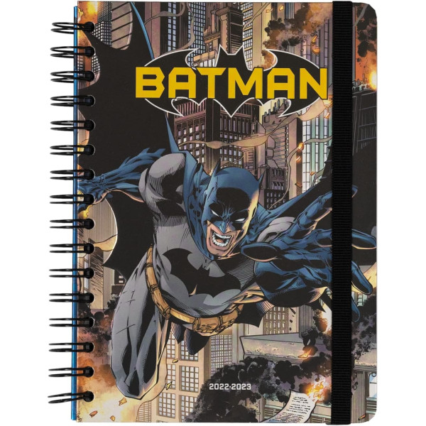Agenda escolar A5 12 meses DC comics Batman