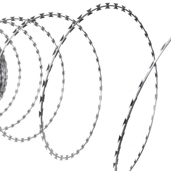 Alambrada de concertina OTAN helicoidal acero galvanizado 100 m