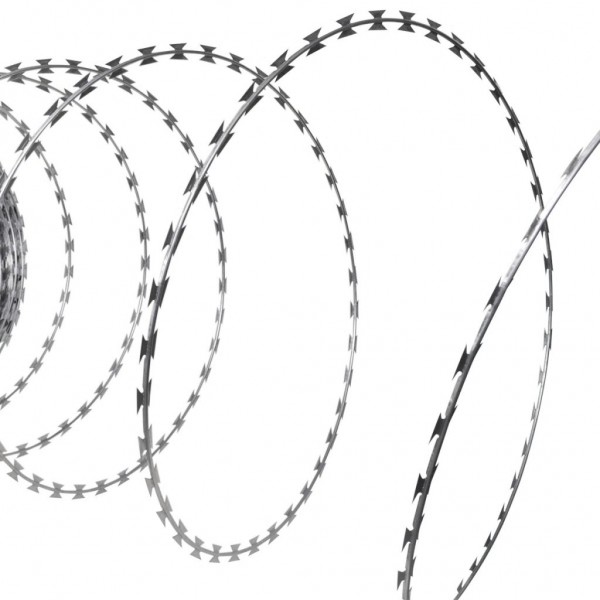Alambrada de concertina OTAN helicoidal acero galvanizado 60 m