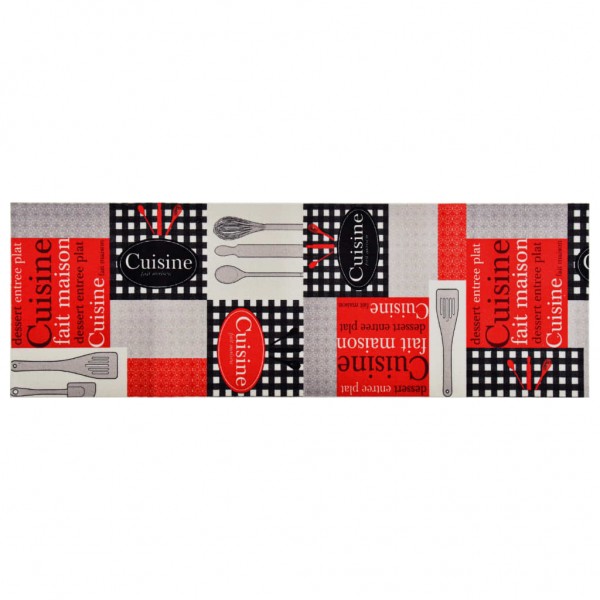 Alfombra de cocina lavable Cuisine 60x300 cm